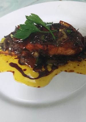 Foto resep Salmon saos mentega