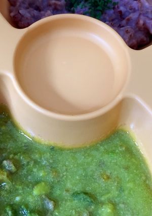 Foto resep Nasi tim guacamole sauce - MPASI 8M+