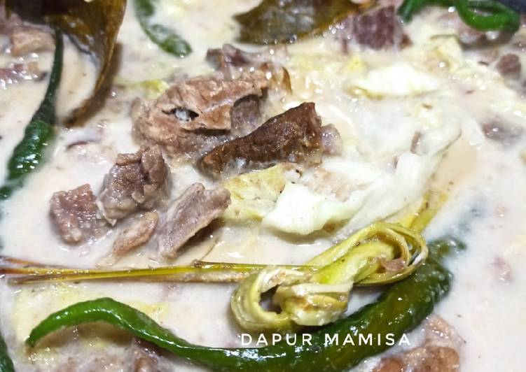 Resep Daging Santan Putih Anti Gagal