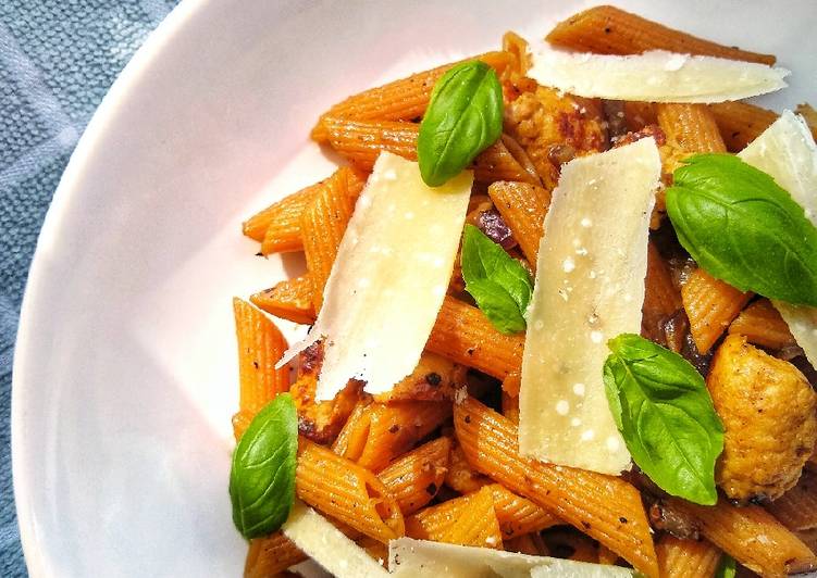 Simple Way to Make Perfect Penne With Chicken Sausage Meat