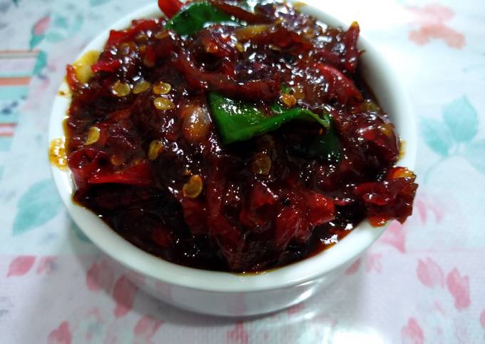 Sambal terasi matang ala warung nasi