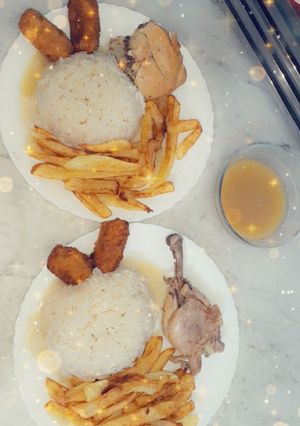 صورة لوصفة دجاج في كوكوطة مع روز