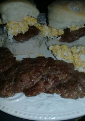 Una foto de Hamburguesas de patys caseros