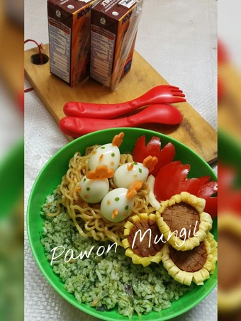 Langkah Gampang Menyiapkan Resep  Nasi Goreng Ceria by Pawon Mungil yang Enak Banget, Bikin Ketagihan