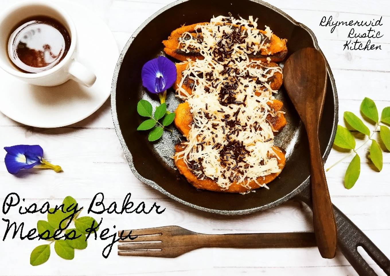Pisang Bakar Meses Keju (Pisang Raja)
