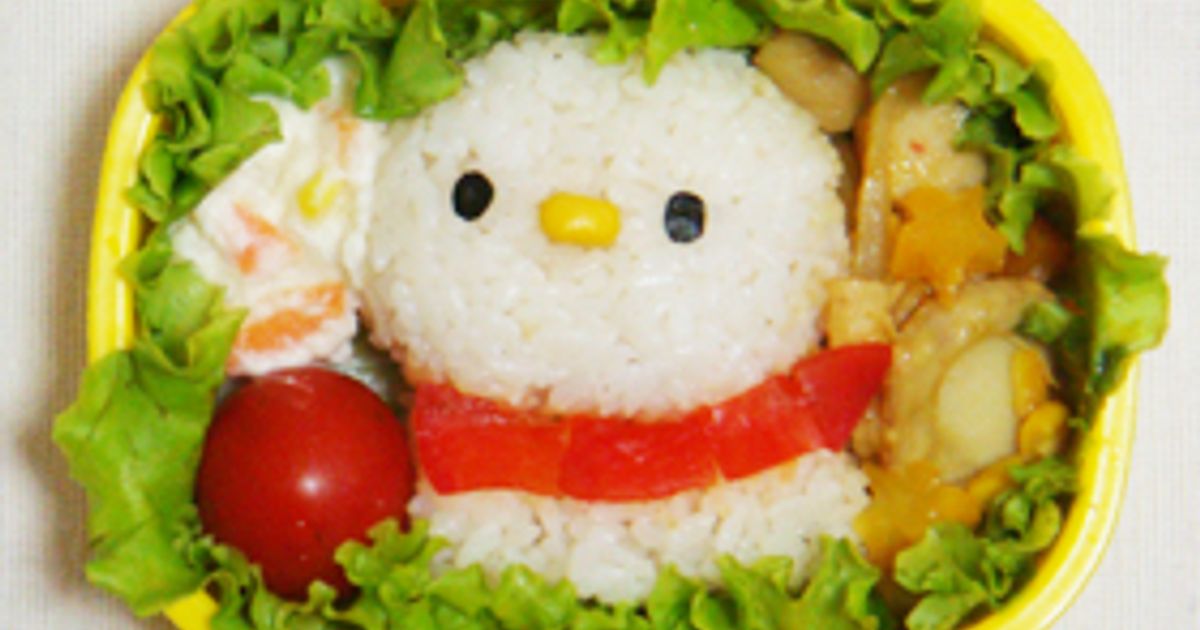 Moi Bird Rice Ball Character Bento Recipe By かとうしえる