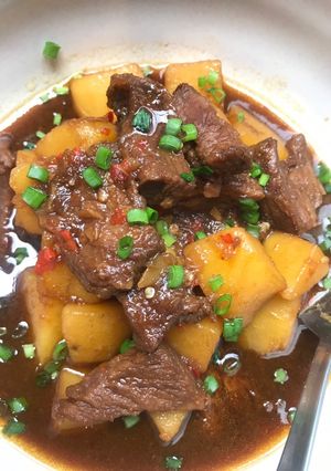 Foto resep Semur Daging + Kentang