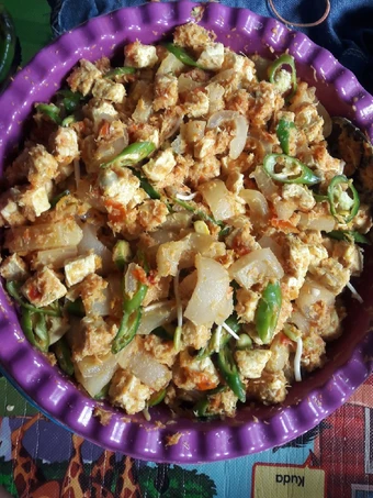 Langkah Gampang Menyiapkan Resep Botok tahu tempe kulit sapi yang Bisa Manjain Lidah