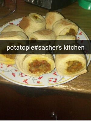 A picture of Potato pie.