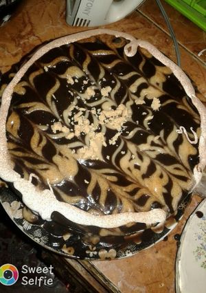 صورة لوصفة كيكة المقلاةبالشكلاطة