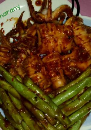 Foto resep Cumi Panggang Bertabur Buncis