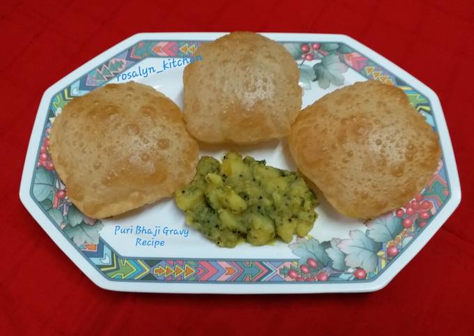 Puri Bhaji Gravy Recipe