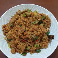Oseng oncom kuning pedas রেসিপির প্রধান ছবি