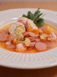Foto resep Sup Tomat Bola Ayam