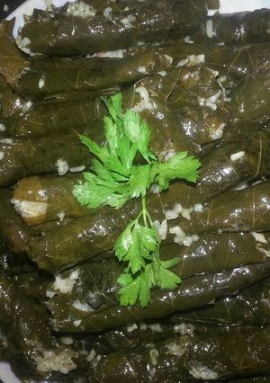صورة لوصفة ورق عنب (بالحامض)