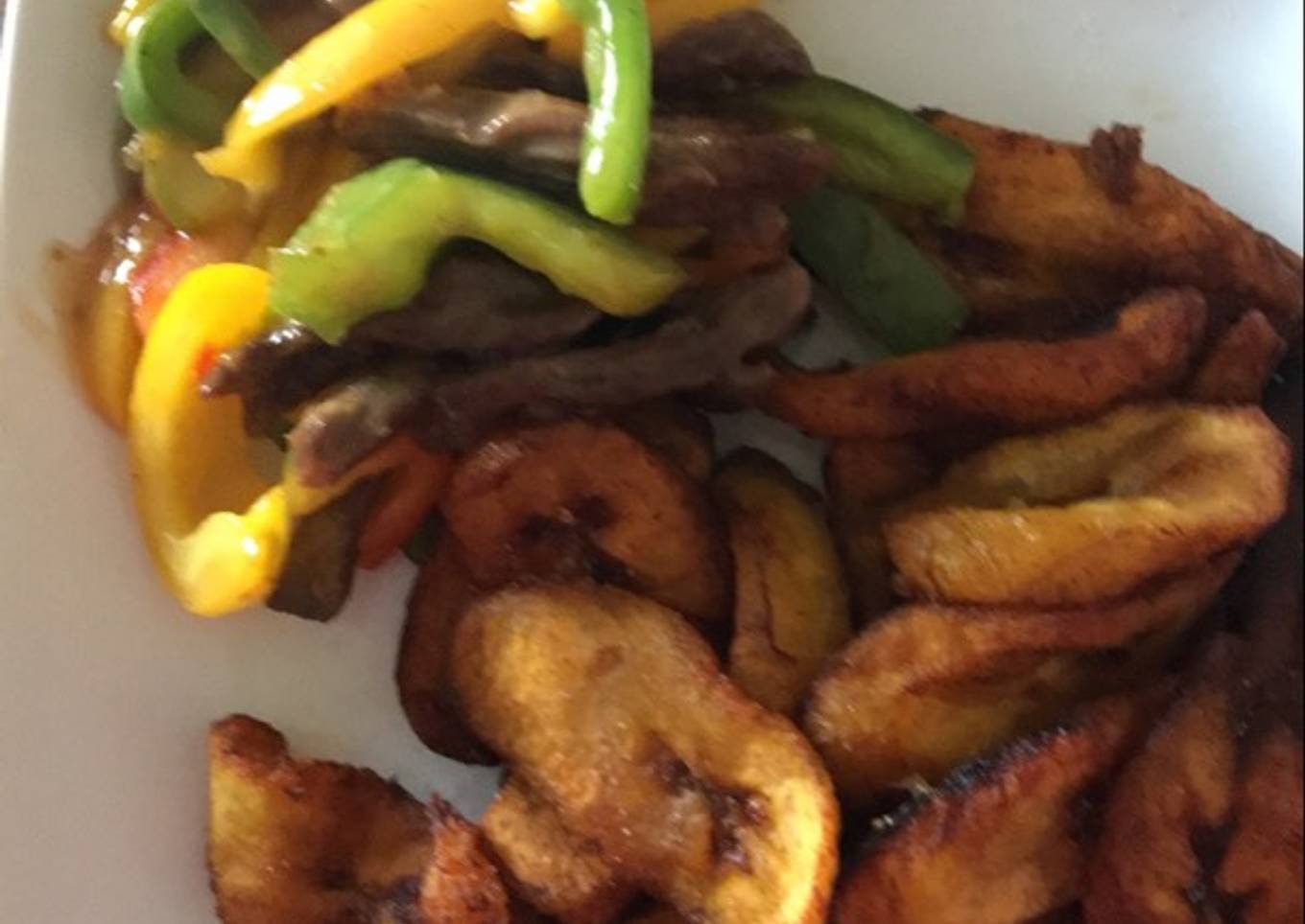 Spicy Sweet & Sour Stir Fry with Plantain
