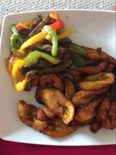 A picture of Spicy Sweet & Sour Stir Fry with Plantain.