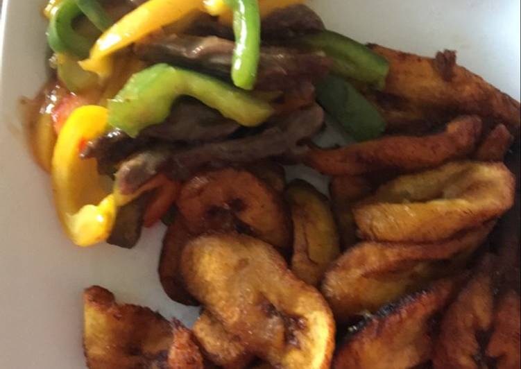 Spicy Sweet &amp; Sour Stir Fry with Plantain