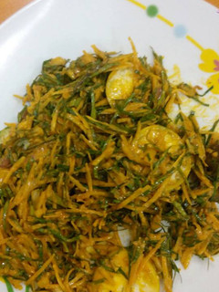 A picture of Abacha(shredded cassava).