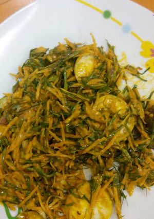 A picture of Abacha(shredded cassava).