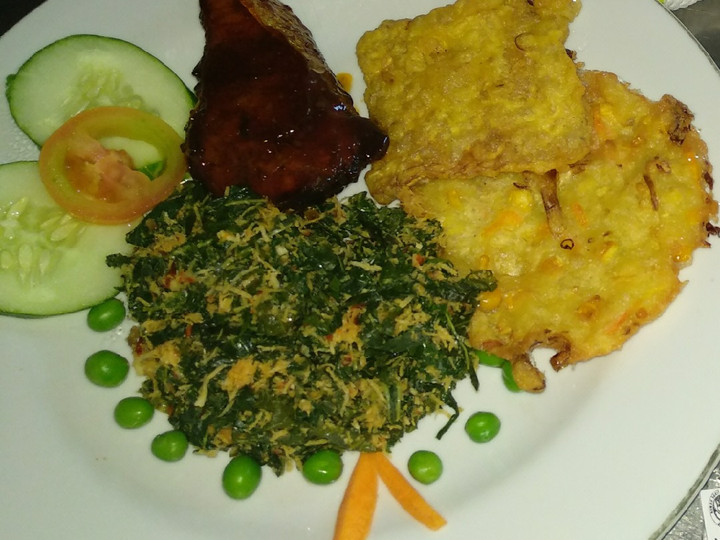 Cara Gampang Menyiapkan Urap daun singkong Anti Gagal