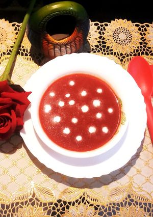 A picture of Beetroot Soup.