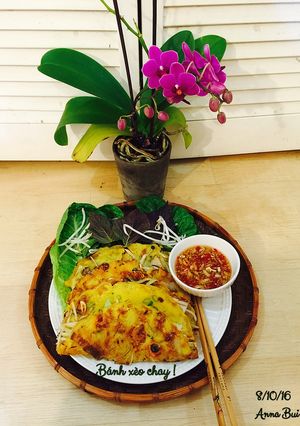 Hình của món Bánh xèo chay !.