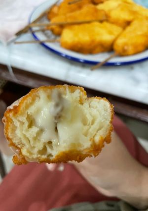 Foto resep 130- Sate sosis keju/corn dog (yackikuka)