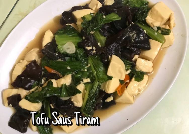 Langkah Mudah untuk Membuat 3. Tofu saus tiram #bikinramadhanberkesan, Enak Banget