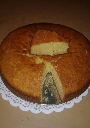 Una foto de Torta de naranja húmeda