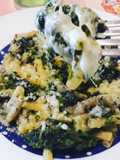 Pasta con cime di rape, alici e parmigiano