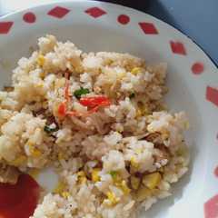 A picture of Nasi Goreng Teri Medan.