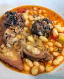 Fabada con bolitas choriceras