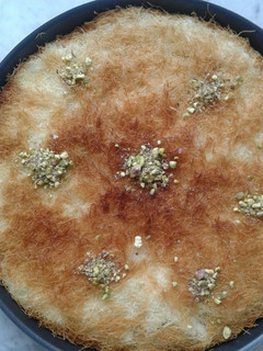 صورة لوصفة كنافه عثمليه بالقشطه