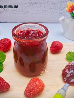 Foto resep Selai Strawberry Homemade