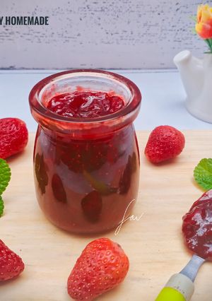 Foto resep Selai Strawberry Homemade
