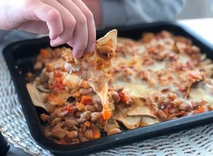 Una foto de 🥘 Nachos con Chili = Batch Cooking y Meal Preap Semanal 🥘