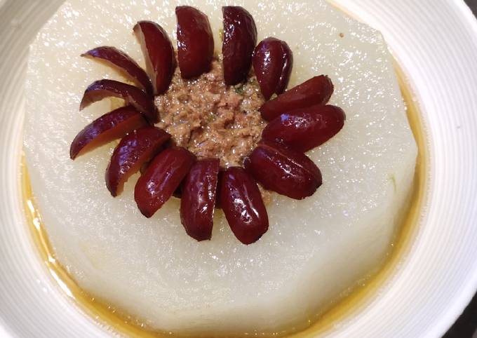 Steamed Winter Melon with Dates