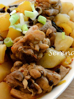 [Serena上菜] 香辣可口又下飯的新疆大盤雞 的食譜成品照片