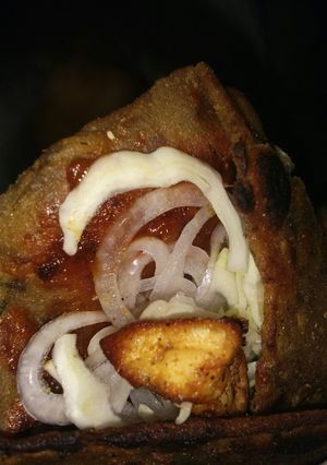 A picture of Veg. Paneer rolls.