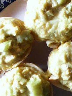Una foto de Canastitas de coliflor para celiacos y vegetarianos