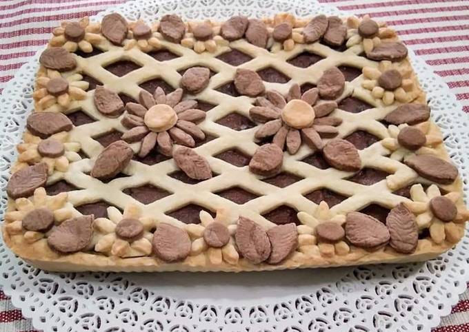 Crostata con ricotta e cioccolato