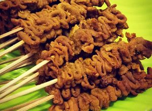 Foto resep Sate usus ayam ala angkringan