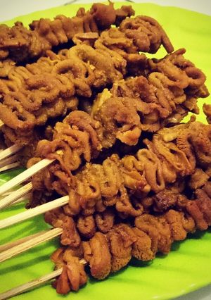 Foto resep Sate usus ayam ala angkringan