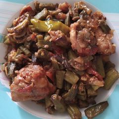 Bhindi Gosht A picture of Bhindi Gosht.