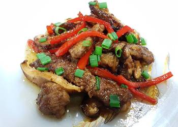 How to Recipe Yummy Crispy Beef in Sweet Ginger Sauce