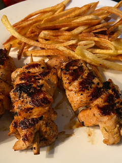 Una foto de Pincho moruno de pavo