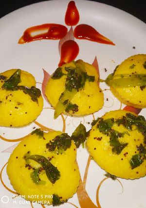 A picture of Khaman dhokla.