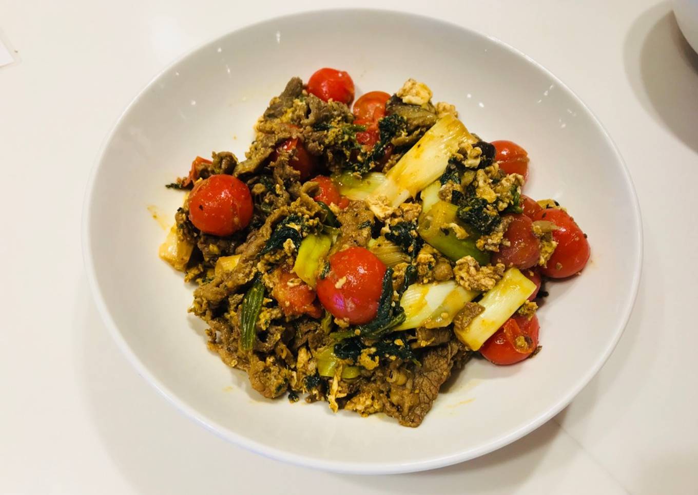 Colorful stir fry