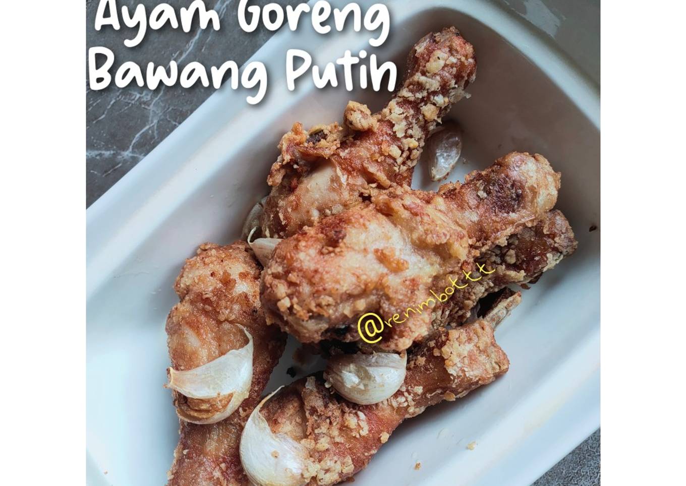 AYAM GORENG BAWANG PUTIH🍗 | GARLIC FRIED CHICKEN🍗